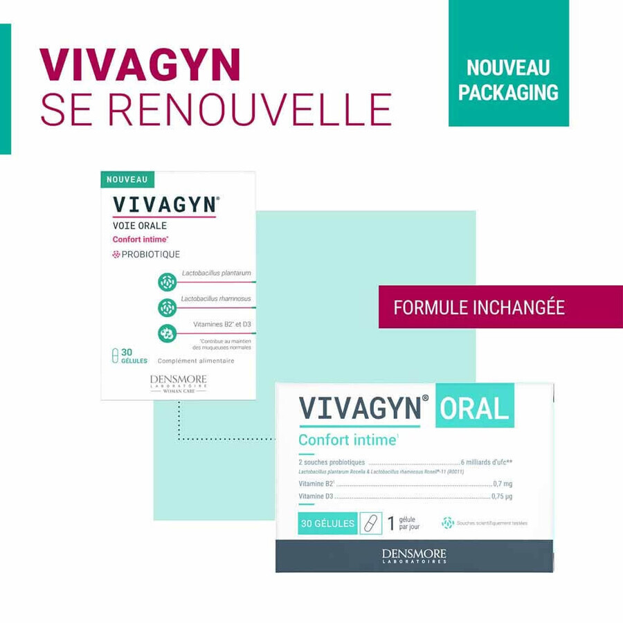 Densmore Vivagyn Intimate Comfort Probiotic 30 capsule