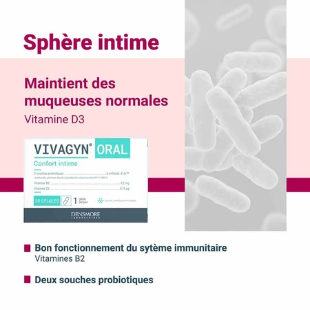 Densmore Vivagyn Intimate Comfort Probiotic 30 Capsules