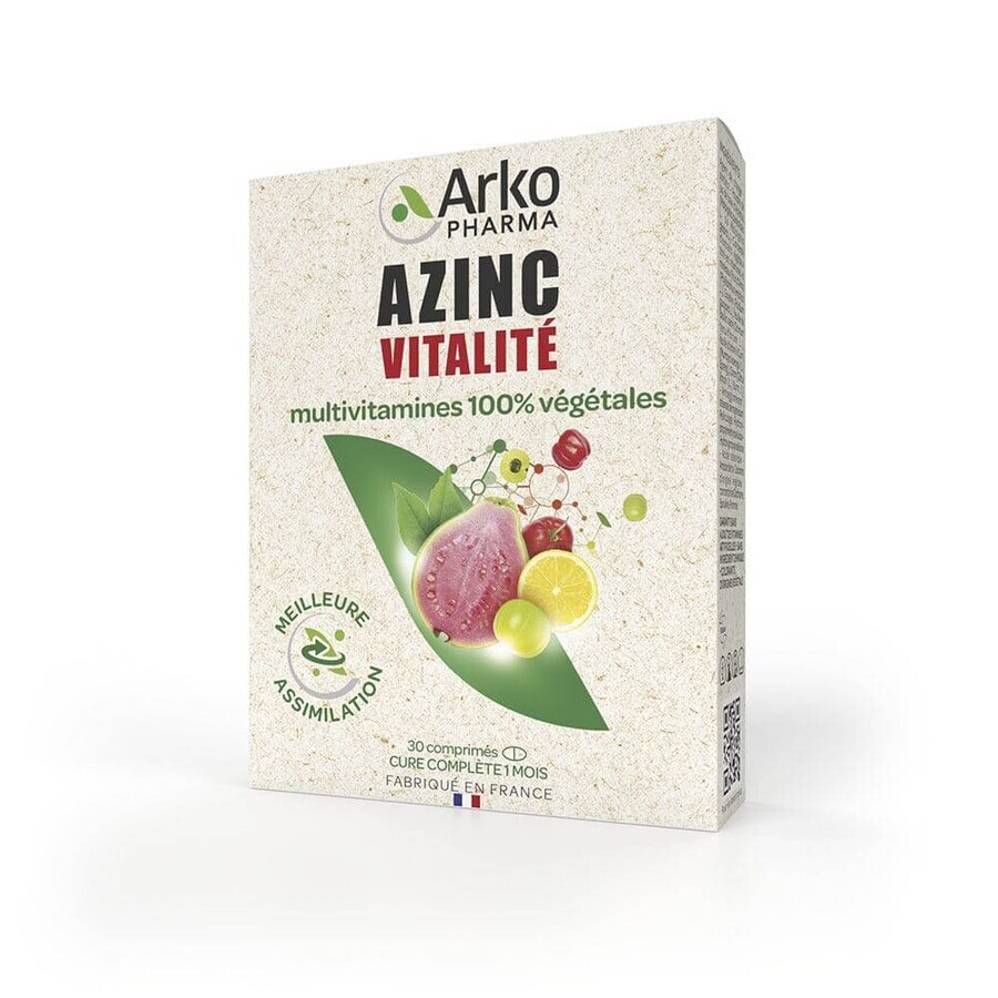 Arkopharma Azinc Multivitamine Vitalität 30 Tabletten