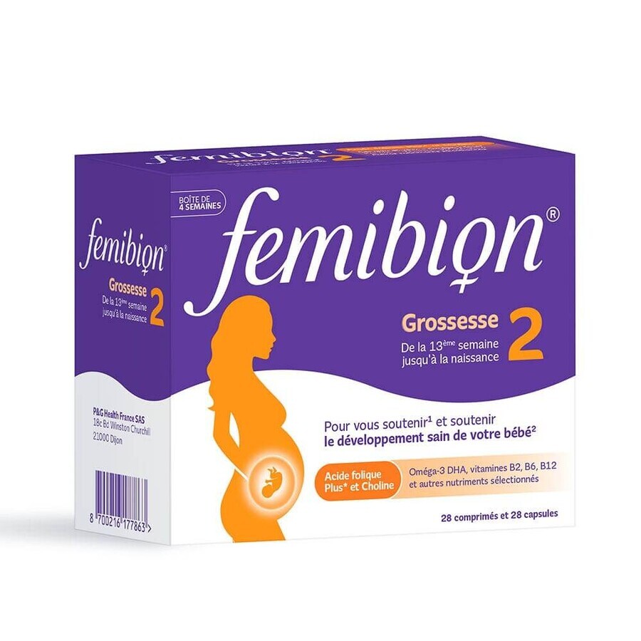 Femibion Femibion Pregnancy Metafolin + Dha 60 Tablets x28+28 Cprs