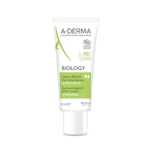 A-Derma Biology Hydration-rich dermatological cream 40 ml