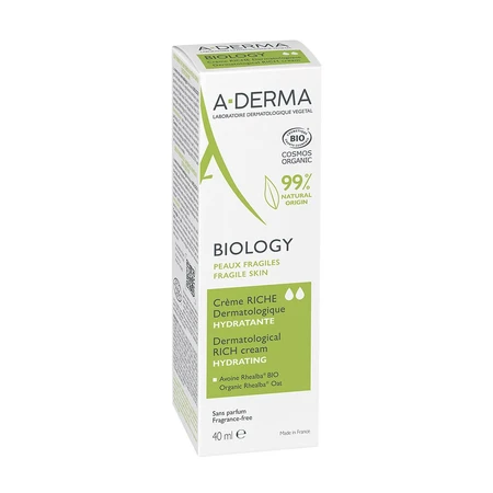 A-Derma Biology Hydration-rich dermatological cream 40 ml