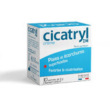 Pierre Fabre Cicatryl Creme für oberflächliche Wunden und Schürfwunden 10 Tütchen