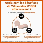 Vitascorbol Vitamine C 1000mg Zwartebessensmaak 15 bruistabletten