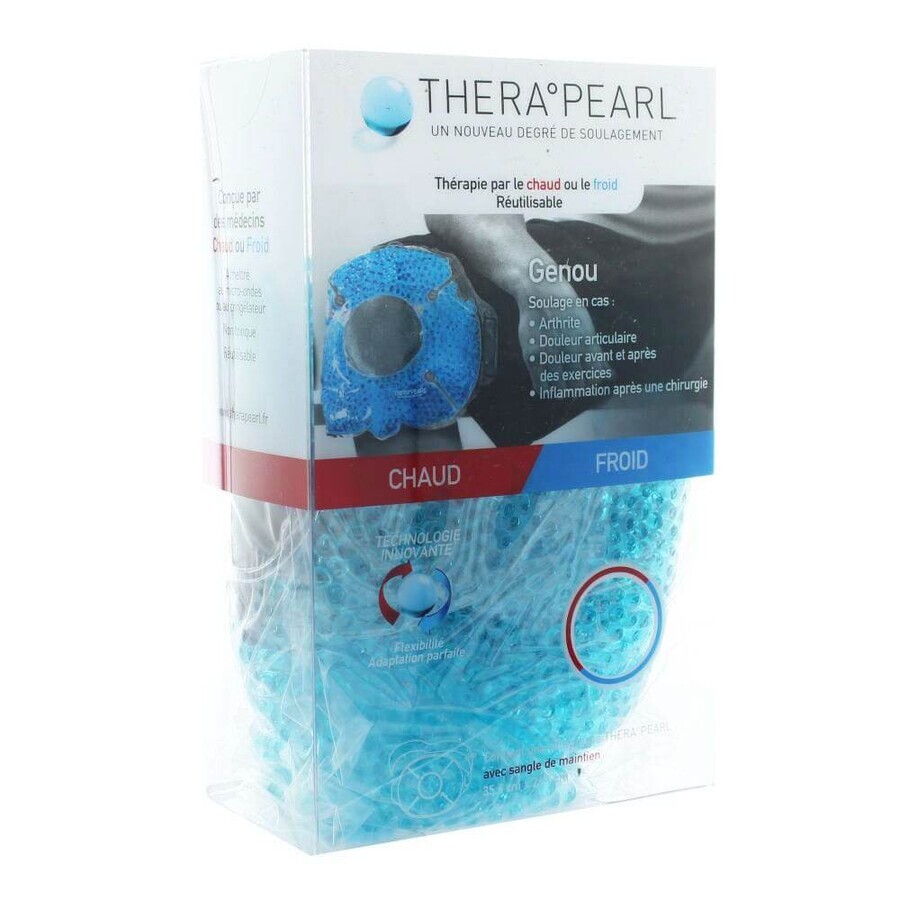 Rodillera TheraPearl para Terapia de Calor o Frío con Correa de Soporte 35,6x26,1 cm