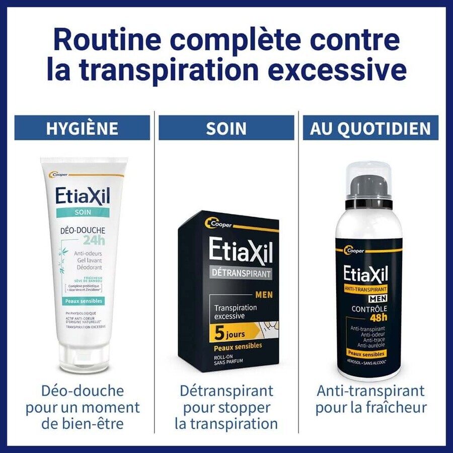 Etiaxil Deodorant Spray 48 hours men without aluminum 150 ml Etiaxil Deodorant Spray 48 hours men without aluminum 150 ml