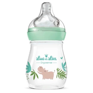 Luc Et Lea Ergosense Biberon Plastique Savane 0 A 6 Mois 150ml