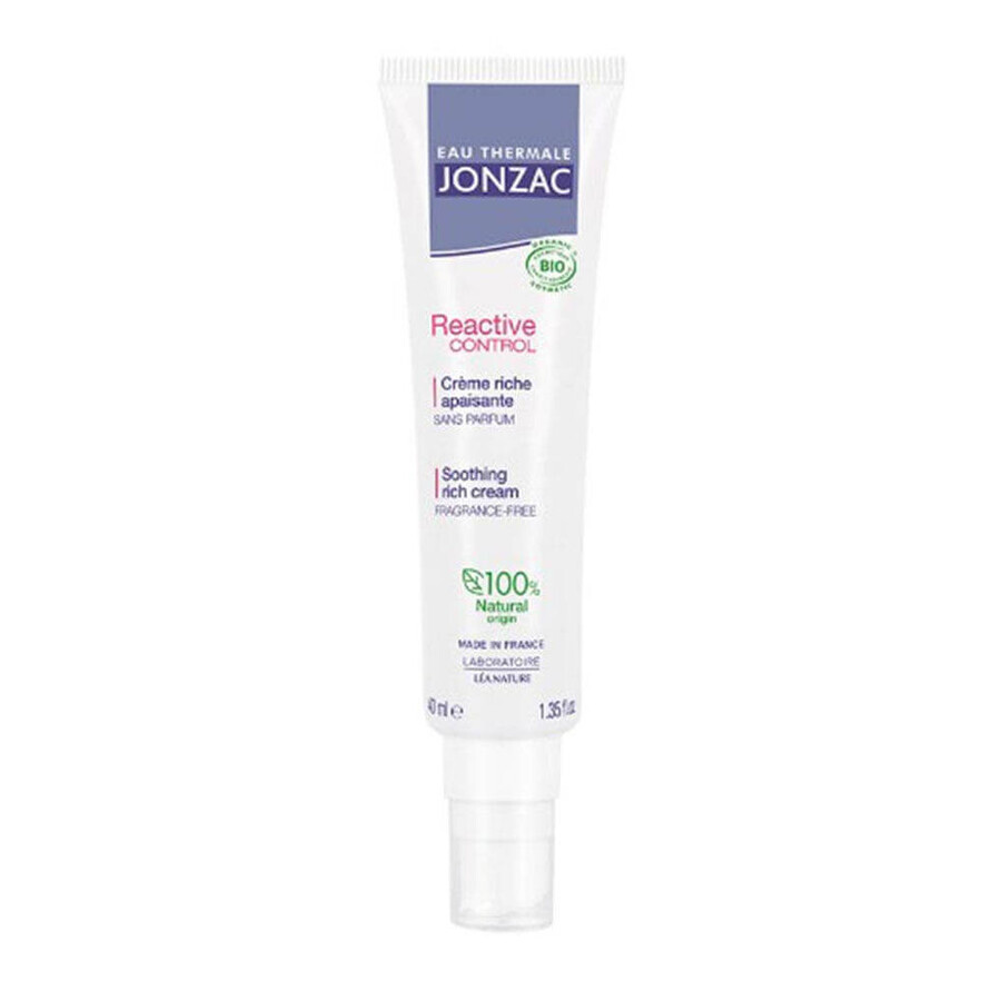Eau thermale Jonzac Reactive Control Creme Riche Apaisante 40ml
