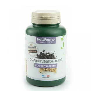 Nat&Form Vegetable Activated Charcoal 120 Kapseln