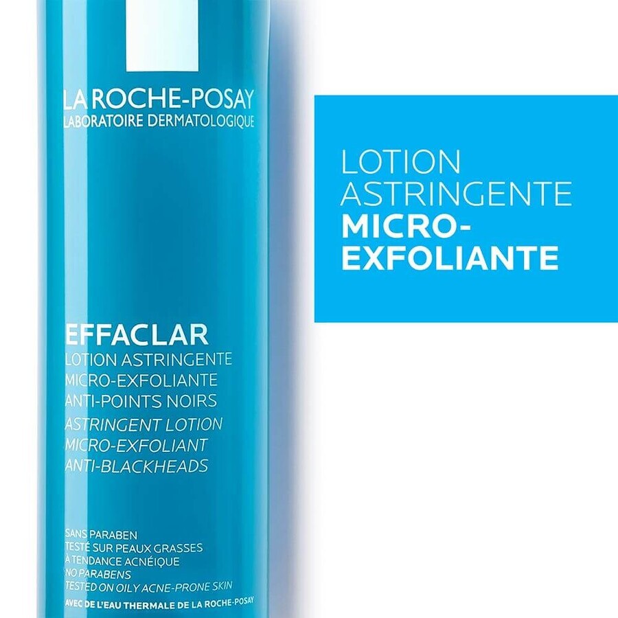 La Roche-Posay Effaclar Lozione Astringente Micro-esfoliante Anti-punti Neri 200ml