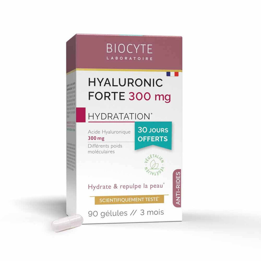 Biocyte Anti-rimpel Hyaluron Forte 300mg Anti-Ageing 3x30 capsules