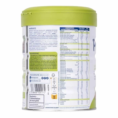 Physiolac Bio-Milchpulver 2 6 bis 12 Monate