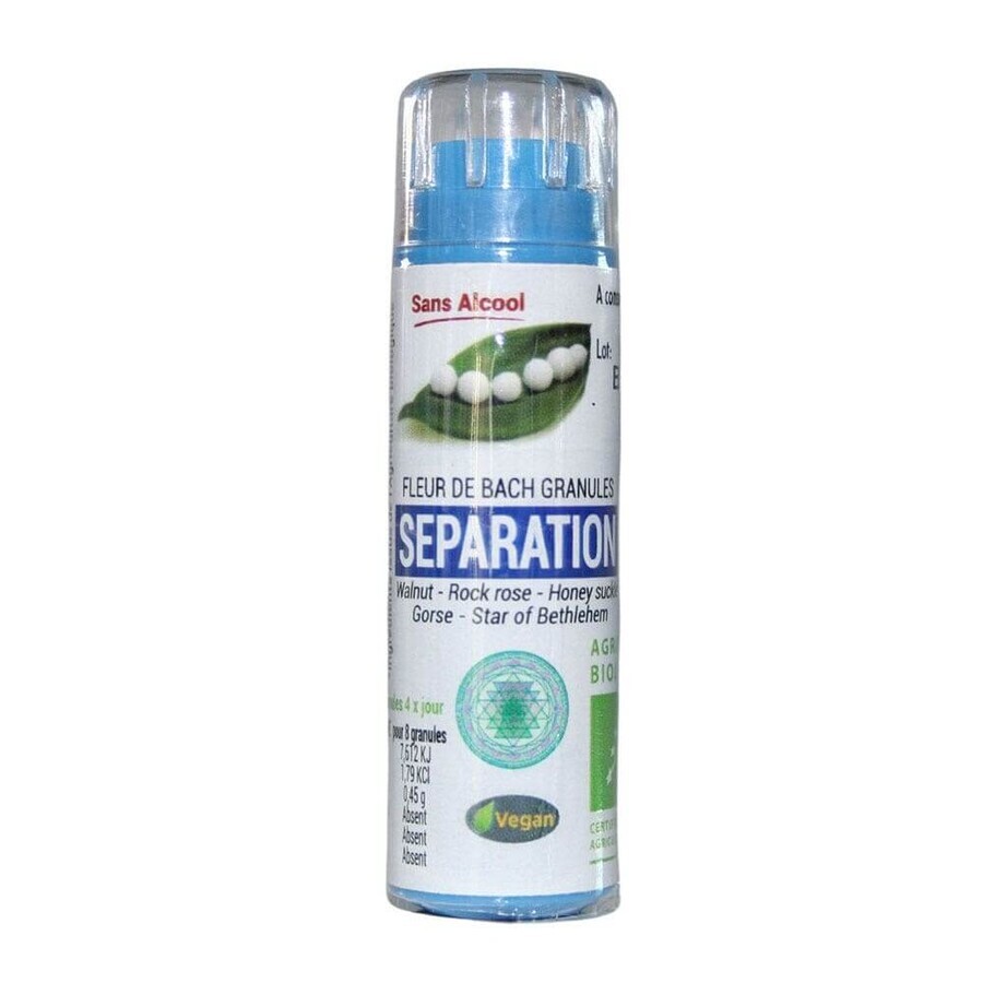 Kosmeo Fleurs de Bach Bio Séparation Bio 120 granules