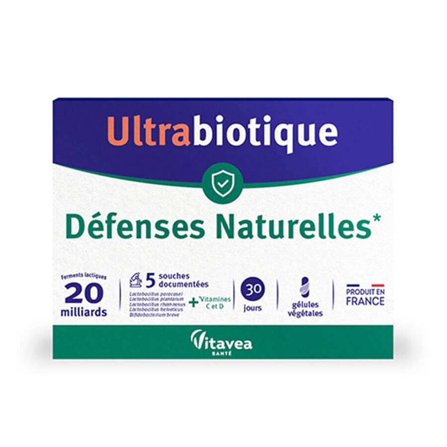 Vitavea Santé Ultrabiotic Natural Defenses 30 capsules