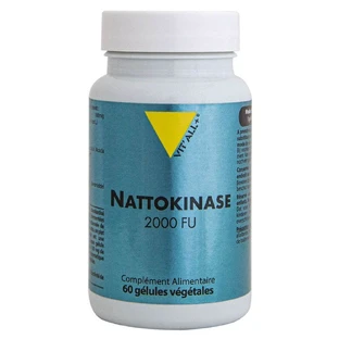 Vit'All+ NattoKinase 100mg 2000FU 60 Cápsulas Vegetarianas