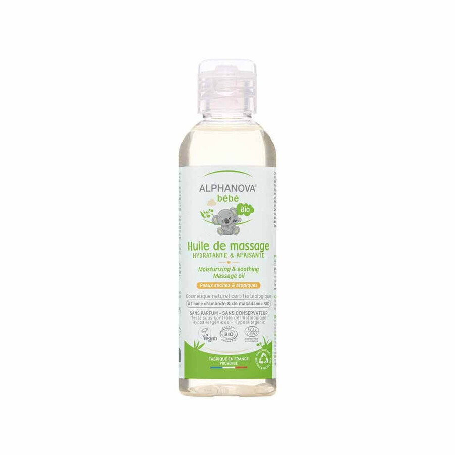 Alphanova Bébé Massageöl 100% natürlich 100 ml