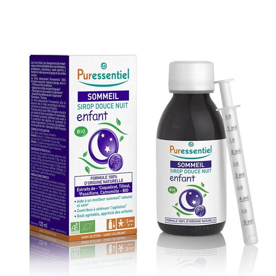 Puressentiel Sonni sereni Sciroppo Dolce Notte Bambini Bio 125ml