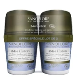 Sanoflore Deodorants 24-hour Deodorant in Organic Cotton 2x50 ml