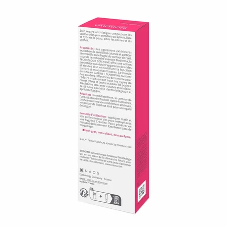 Bioderma Crealine Yeux+ Anti-Ermüdungsbehandlung Augenkontur Empfindliche Haut 15ml
