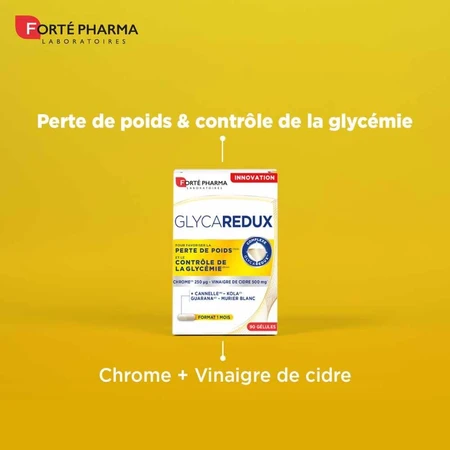 Forté Pharma Glycaredux Glycémie 90 gélules