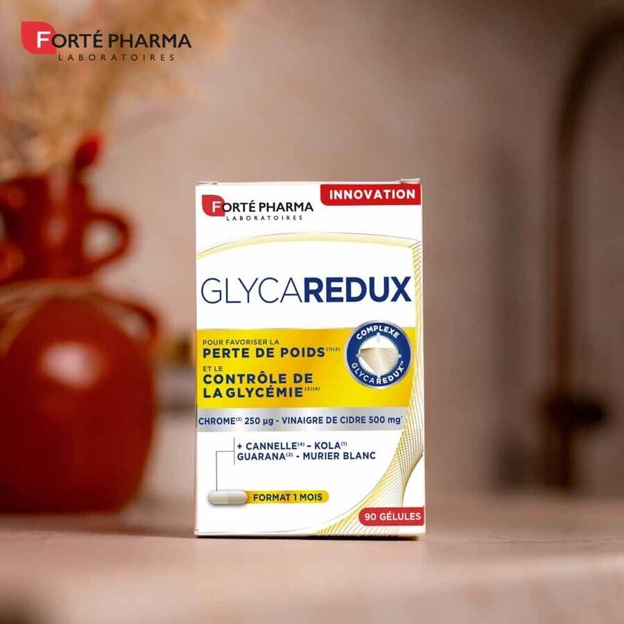 Forté Pharma Glycaredux Glycémie 90 gélules