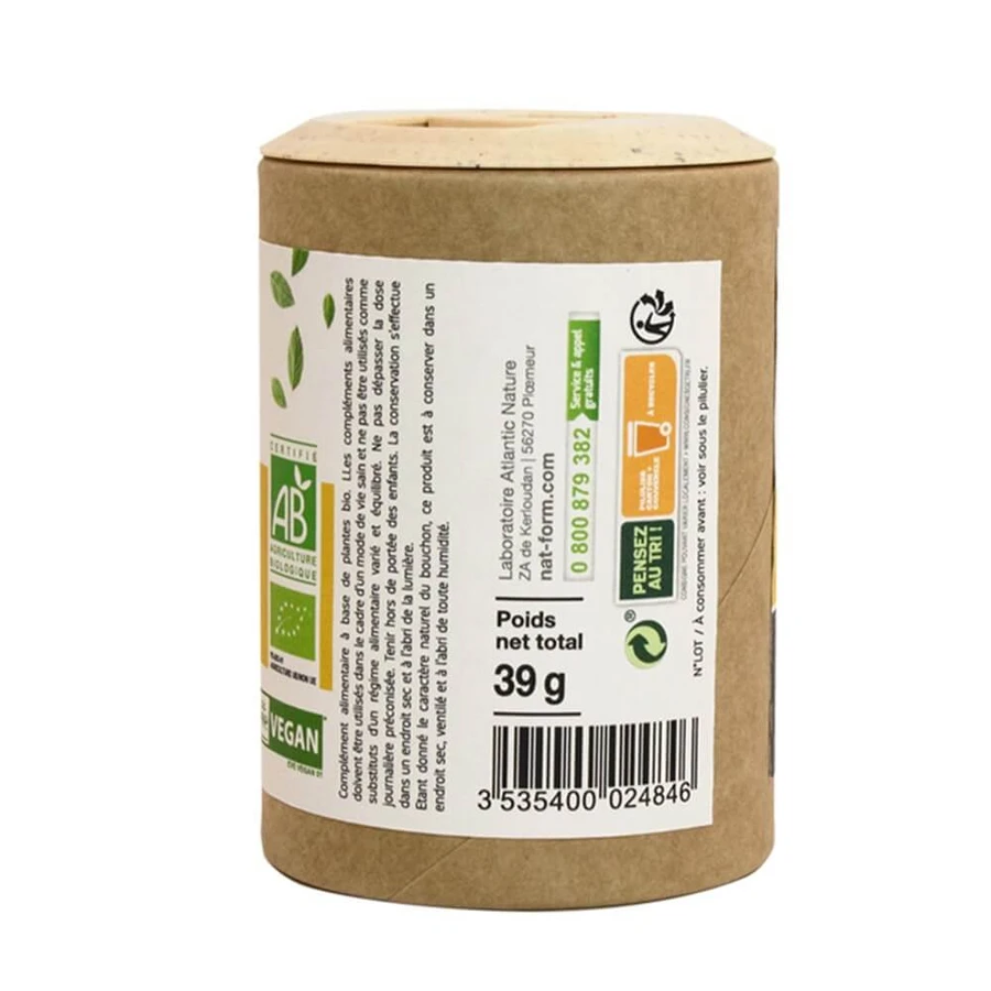 Nat&Form Tonus - Ginseng/Guarana Bio 120 gélules végétales