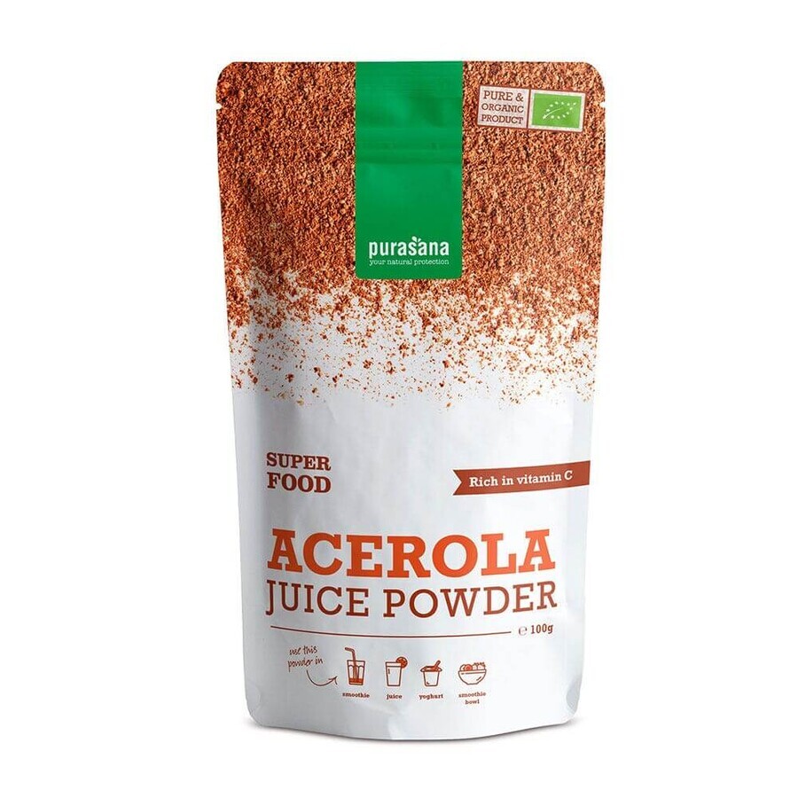 Purasana Super Food Acerola biologica in polvere 100g