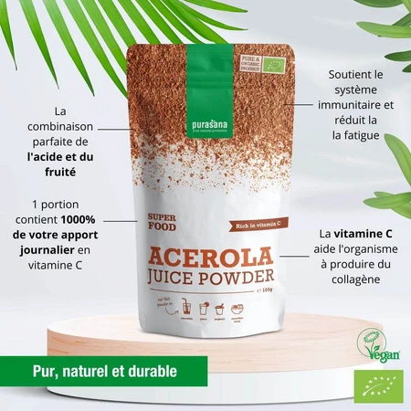 Purasana Super Food Bio Acerola Poeder 100g