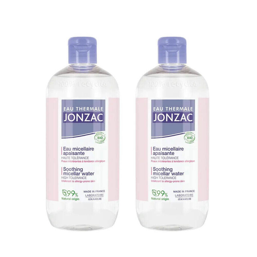 Eau thermale Jonzac REactive Organic soothing micellar water for sensitive skin 2x500ml