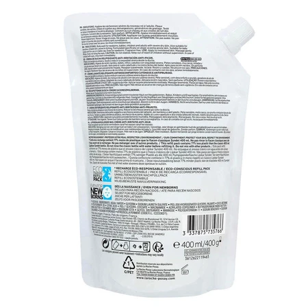 La Roche-Posay Lipikar Crema Limpiadora Pieles Atópicas Eco Recambio 400ml