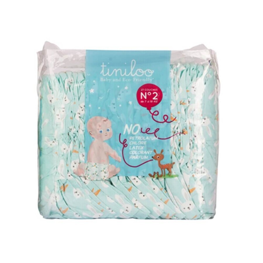 Acquista Tiniloo Pannolini ecologici taglia 2 da 3 a 6 kg 28 unità Tiniloo Pannolini ecologici taglia 2 da 3 a 6 kg 28 unità