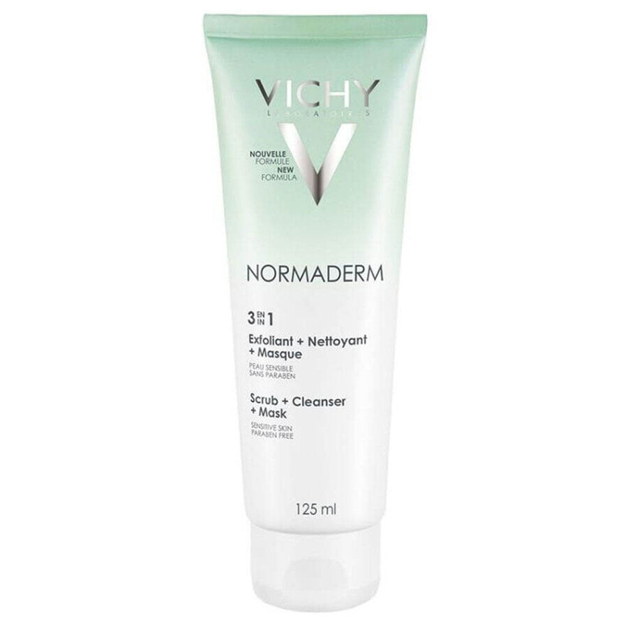Boutique Vichy Normaderm Nettoyant 3en1 Peaux Sensibles 125ml Vichy Normaderm Nettoyant 3en1 Peaux Sensibles 125ml