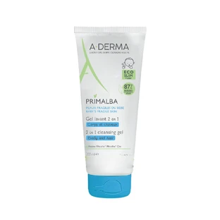 A-Derma Primalba Gel Limpiador 2 en 1 Piel frágil del bebé 200ml