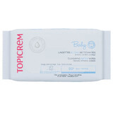 Topicrem Bébé Lingettes nettoyantes Visage Mains & Siège 60 lingettes compostables