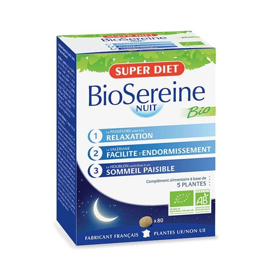 Superdiet Biosereine Notte Bio 80 Compresse