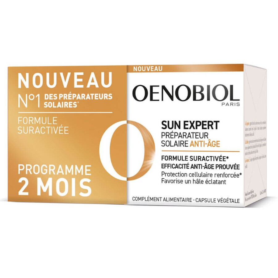 Oenobiol Sun Expert Pompa di calore solare Anti-età 2x30 Capsule