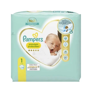 Pampers Baby Windeln Größe 1 2-5 kg x24