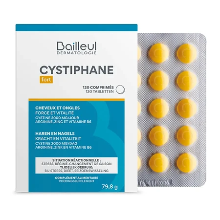 Cystiphane pentru pǎr şi unghii, 120 comprimate, Bailleul