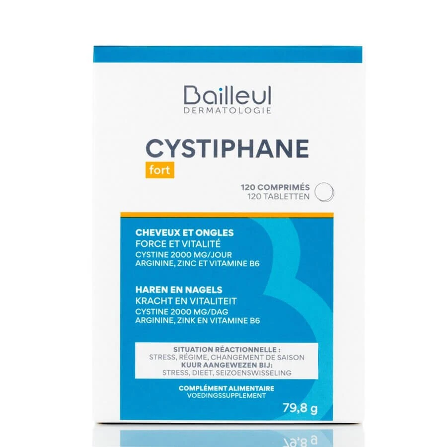 Cystiphane pentru pǎr şi unghii, 120 comprimate, Bailleul