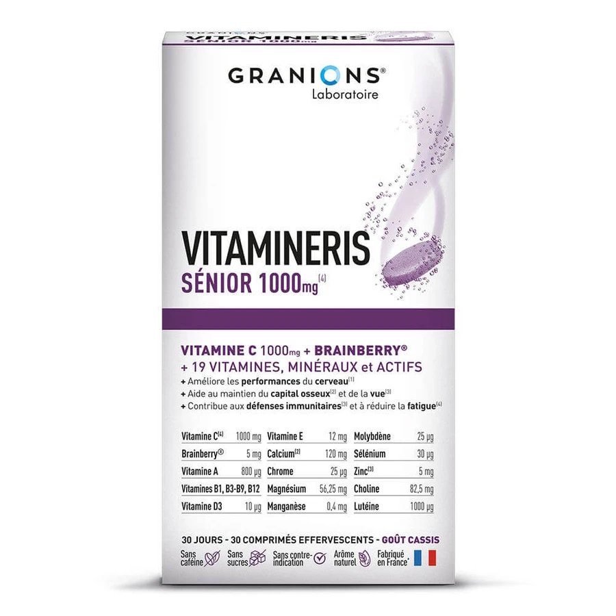 Granions Vitamineris Senior 1000mg 30 Tabletten