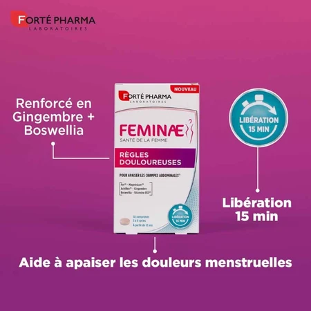 Forté Pharma Feminae Règles Douloureuses 30 comprimés