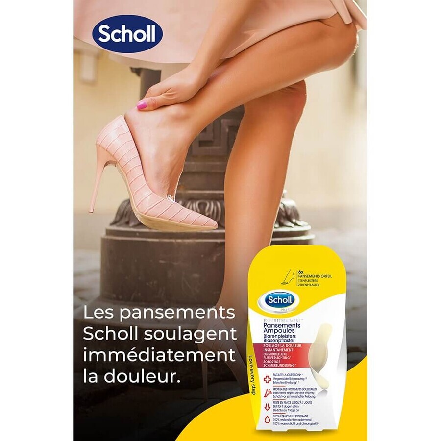 Scholl Apósitos Pequeñas Ampollas Para Dedos x6