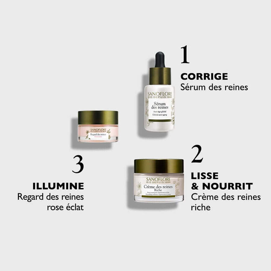 Sanoflore Reines Organic Rose Eye Cream Regard Des 15ml