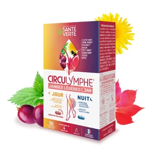 Sante Verte Circulymphe Lichte Benen Dag/Nacht 56 tabletten