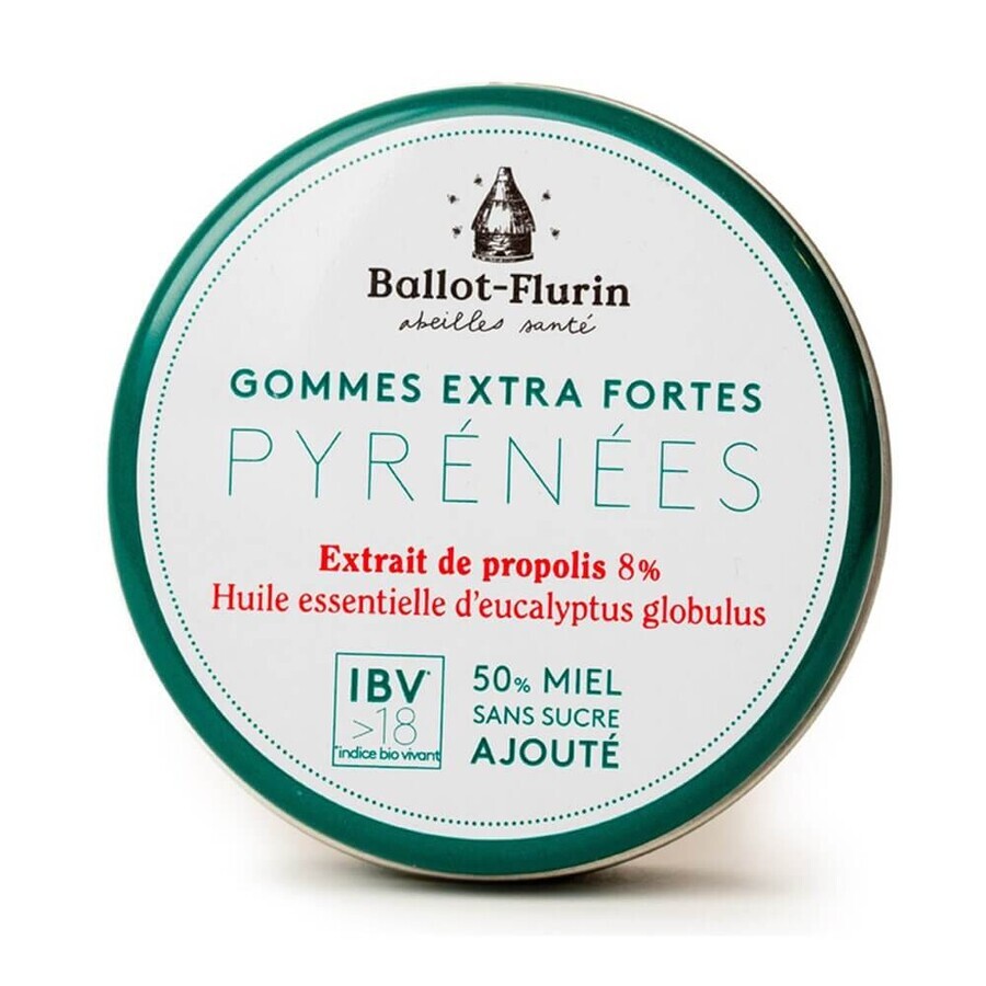 Ballot-Flurin Eucalyptus Extra Strong Pyrenean Gums 50% Honey 30g