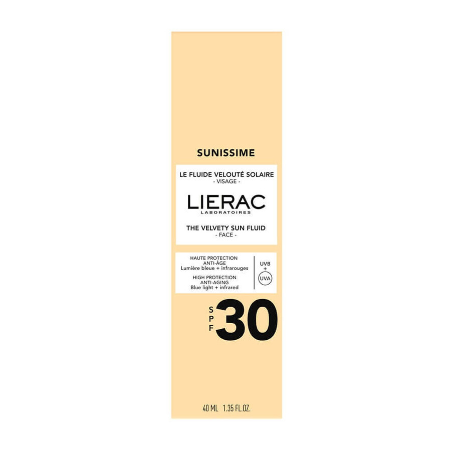 Lierac Sunissime Velvety Sunlight Fluid SPF30 Face 40ml Lierac Sunissime Velvety Sunlight Fluid SPF30 Face 40ml