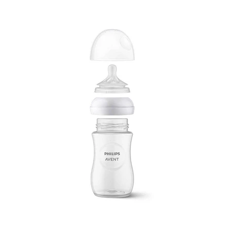 Avent Natural Response Coffret Nouveau-Né 3 biberons + 1 goupillon