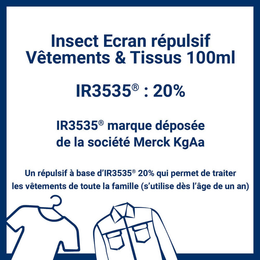 Insect Ecran Tessuti Spray per abiti e tessuti 100ml
