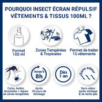 Insect Ecran Tessuti Spray per abiti e tessuti 100ml Insect Ecran Tessuti Spray per abiti e tessuti 100ml