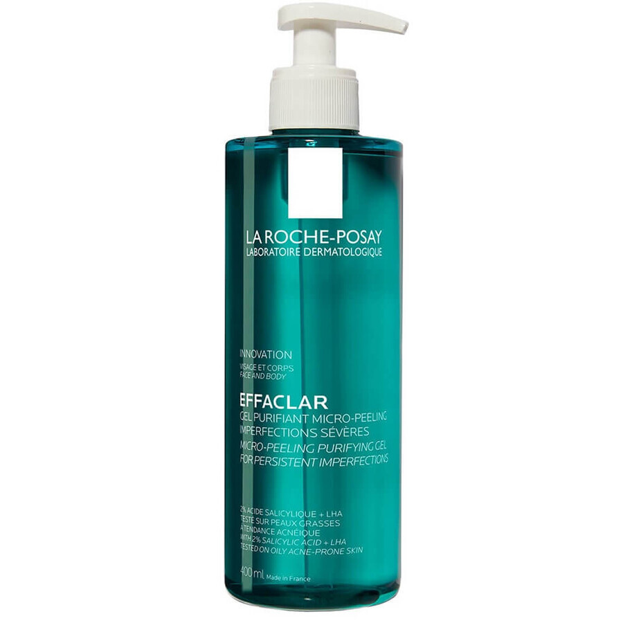 Comprar La Roche-Posay Effaclar Gel Limpiador Anti-Imperfecciones con Ácido Salicílico 400ml La Roche-Posay Effaclar Gel Limpiador Anti-Imperfecciones con Ácido Salicílico 400ml